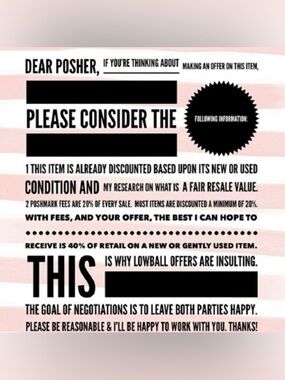 Offer Guidance (please read)